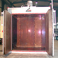 Electrically heated chamber furnace