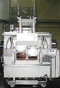 Stroke open-hearth furnace