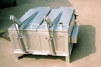 Salt evaporation furnace